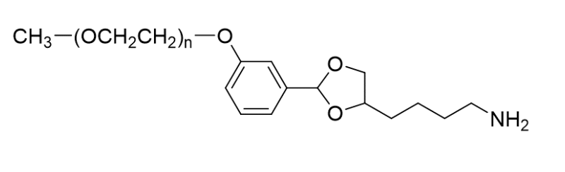 α-Methyl-ω-{m-[4-(4-aminobutyl)-1,3-dioxolan-2-yl]phenoxy}, polyoxyethylene