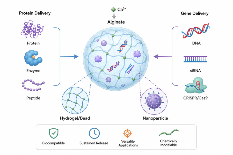 Alginate-Based Systems for Protein and Gene Delivery