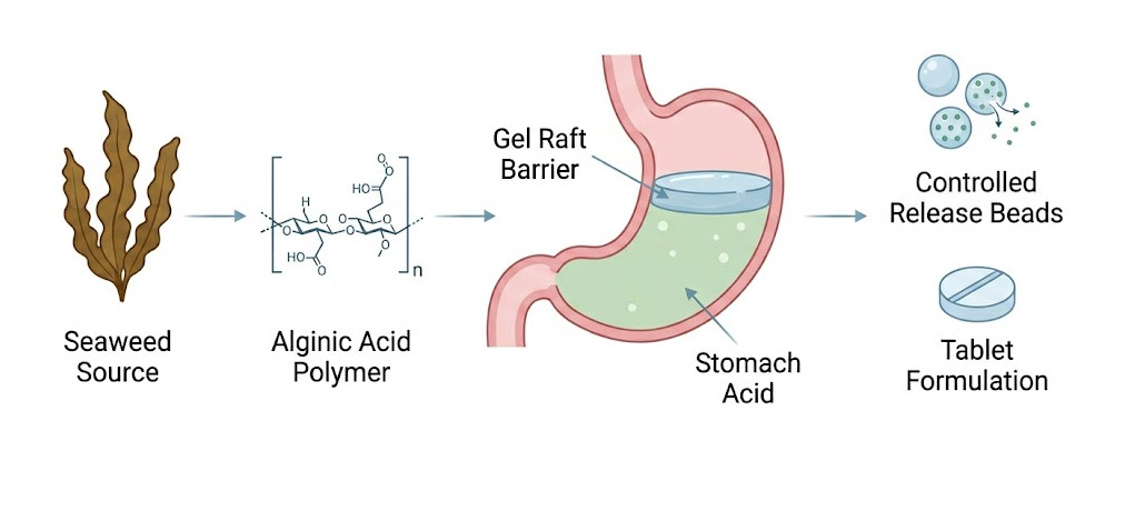 How Alginic Acid Is Completely Changing the Way We Take Our Daily Medicine？
