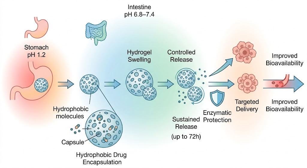 How do Stimuli-Responsive Agarose Vectors Improve Drug Bioavailability?