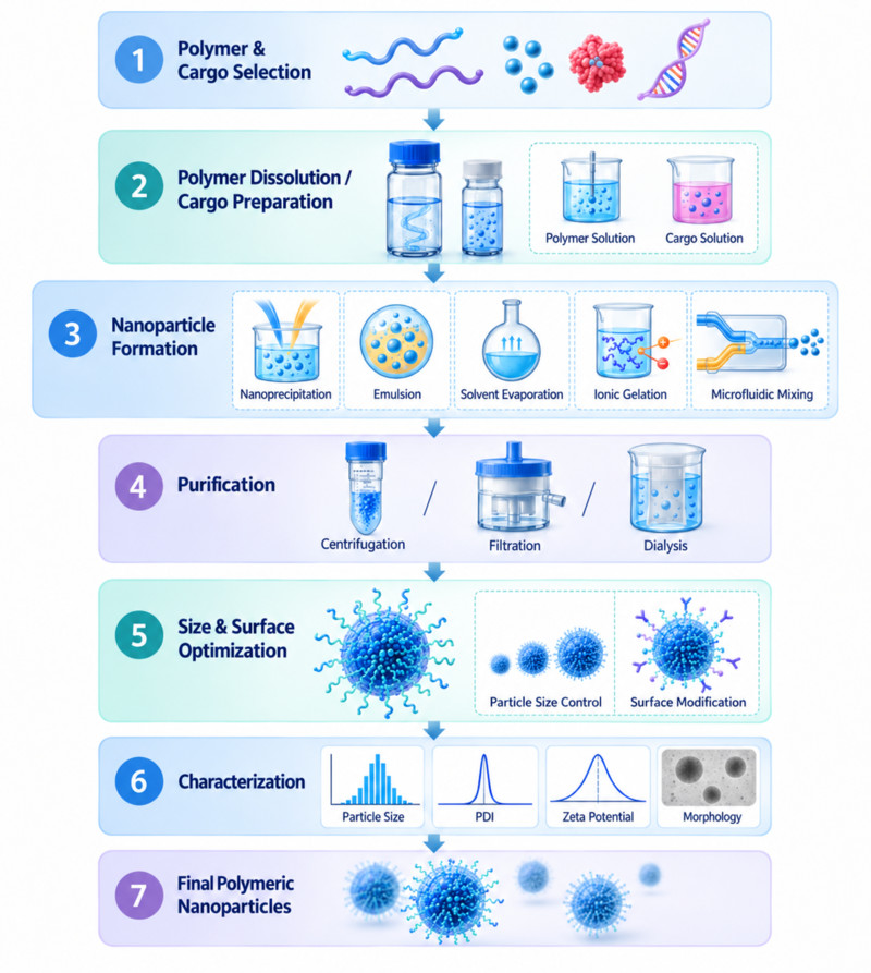 Preparation Process for Polymer Nanoparticles
