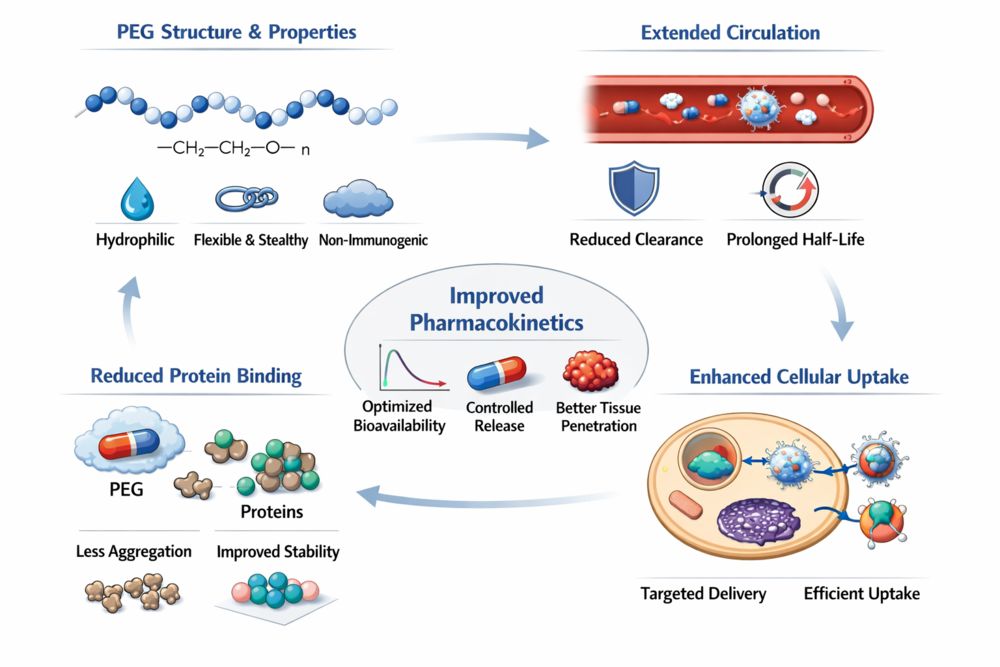 What is the Mechanism of Action of Polyethylene Glycol in Drug Delivery?
