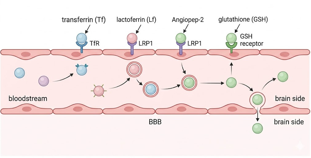 Which Ligands Best Enhance the Blood-Brain Barrier Crossing of Agar-Based NPs?