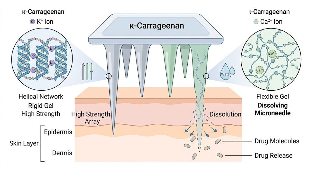 Why Is Carrageenan Ideal for Rigid and Dissolving Microneedles?